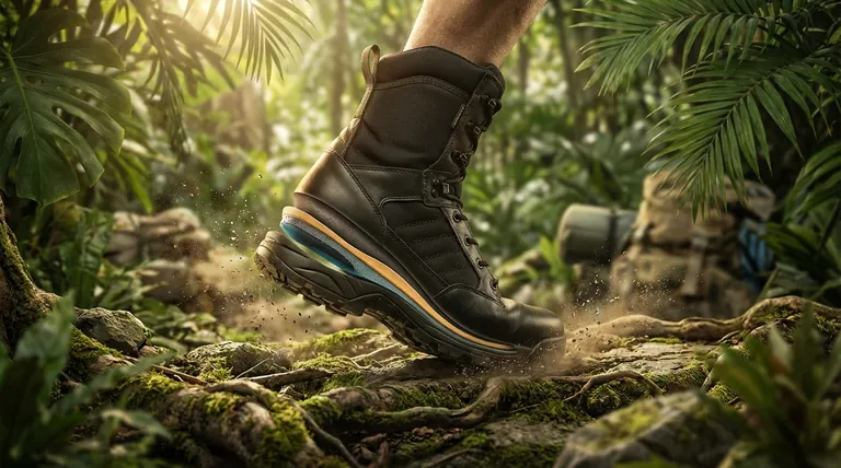 Quelles caractéristiques la semelle intérieure réactive des bottes de jungle modernes offre-t-elle ? Confort dynamique pour les longues randonnées
