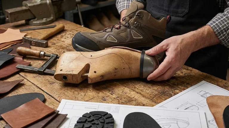 Quel est le rôle d'une forme de chaussure dans la fabrication de chaussures de sécurité ? Le plan directeur pour l'ajustement et la protection