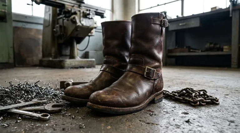 엔지니어 부츠의 용도는 무엇인가요? 작업 및 오토바이용 내구성 있는 레이스리스 보호 기능