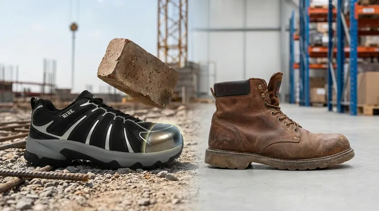 Quelle est la différence essentielle entre les chaussures de travail et les chaussures de sécurité ? La caractéristique critique que vous devez connaître