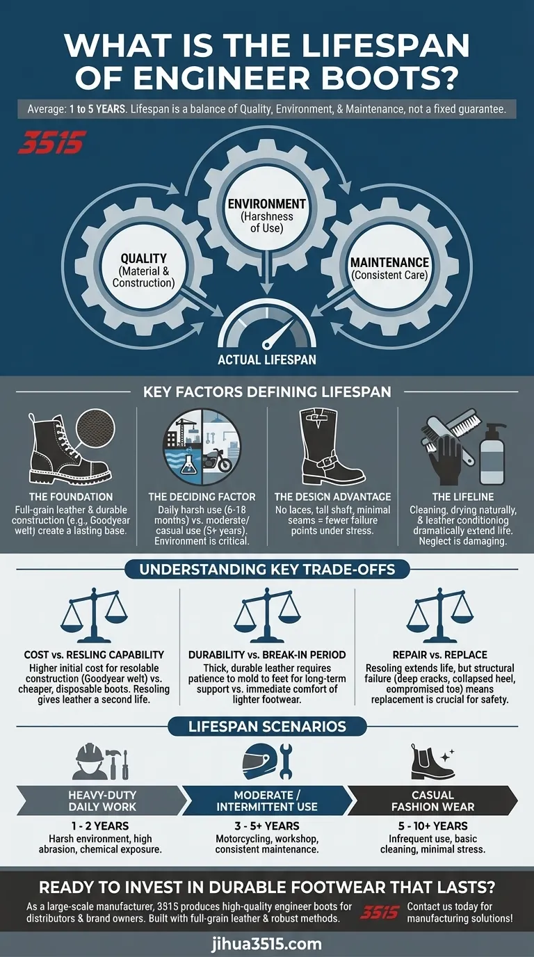 엔지니어 부츠의 수명은 얼마나 되나요? 부츠를 몇 년 동안 신을 수 있는 방법 시각적 가이드