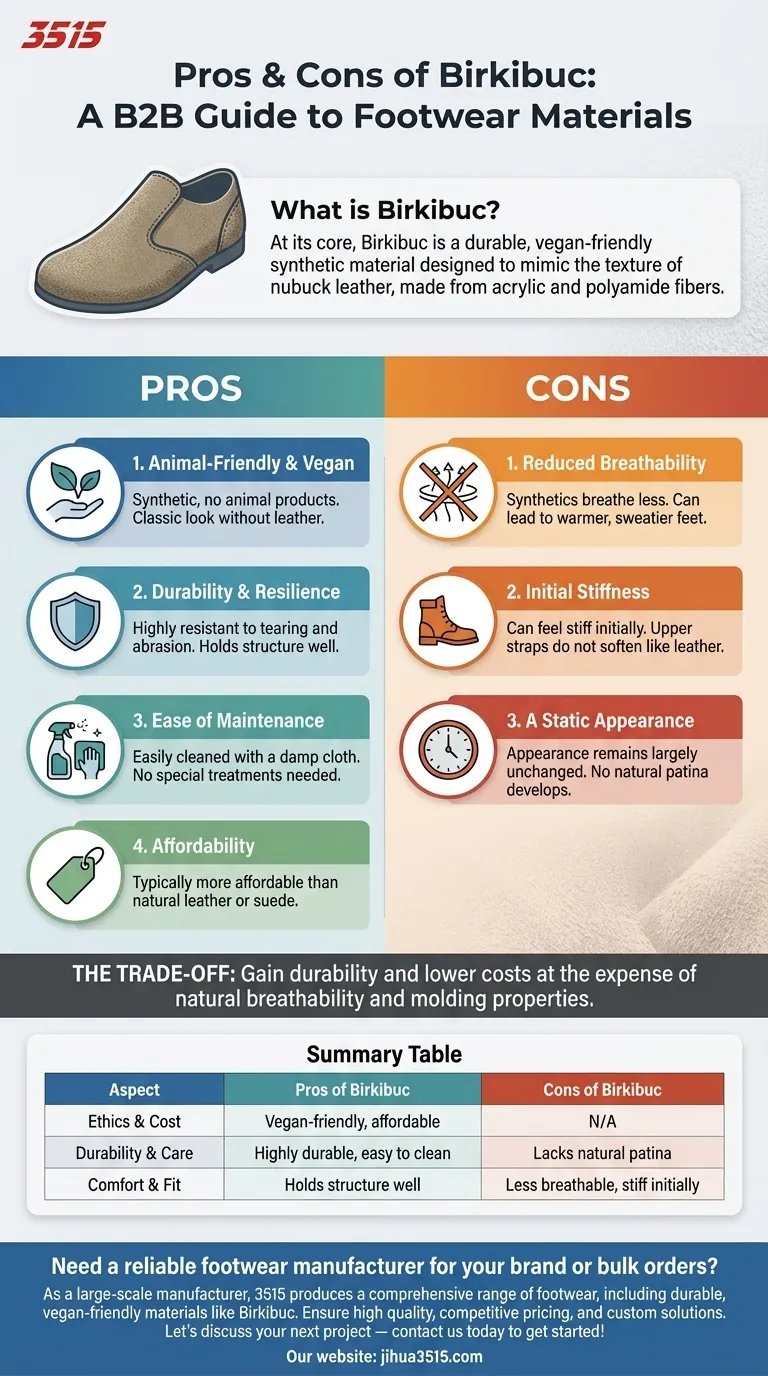 Quels sont les avantages et les inconvénients du Birkibuc ? Un guide sur ce matériau de chaussure végétalien Guide Visuel