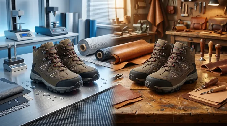 Comment les matériaux synthétiques se comparent-ils aux matériaux naturels dans la chaussure ? Un guide sur la durabilité, le confort et le coût