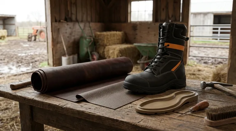 Quels matériaux composent les bottes de yard ? Un guide sur le cuir, le synthétique et le PU