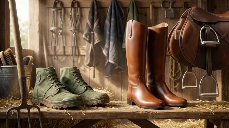Quelle est la différence entre les bottes d'équitation et les bottes de cour ? Un guide de sécurité pour les cavaliers.