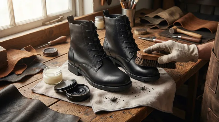 À quelle fréquence faut-il nettoyer et entretenir les chaussures en cuir ? Un système de soins simple à 3 niveaux