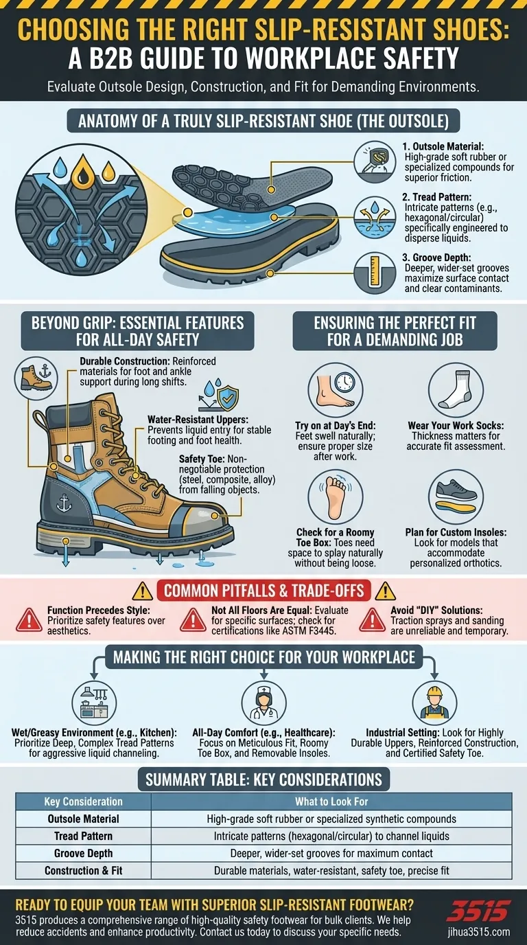 Worauf sollten Sie bei der Auswahl von rutschfesten Schuhen achten? Maximale Sicherheit und Komfort gewährleisten Visuelle Anleitung