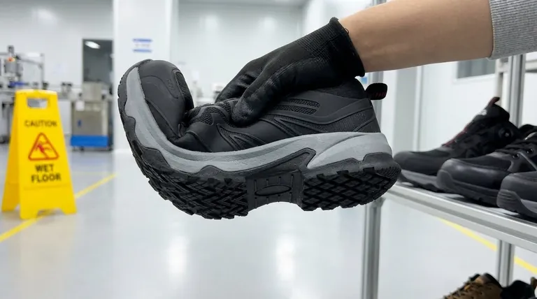 Comment tester le soutien de la voûte plantaire des chaussures antidérapantes ? Le test de flexion simple pour un confort toute la journée
