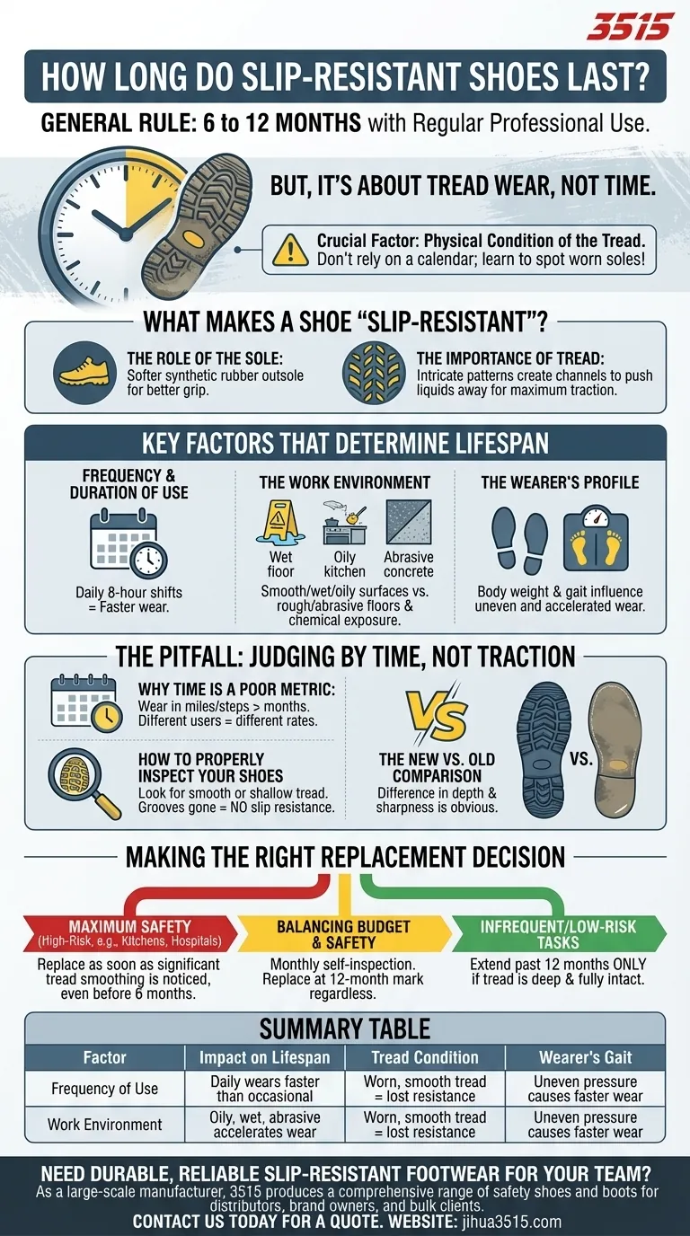 Quelle est la durée de vie typique des chaussures antidérapantes ? Un guide pour maximiser la sécurité et la durée de vie Guide Visuel