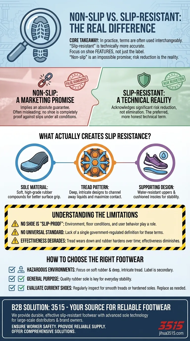 Quelle est la différence entre les chaussures antidérapantes et les chaussures résistantes au glissement ? La vérité sur les chaussures de sécurité Guide Visuel