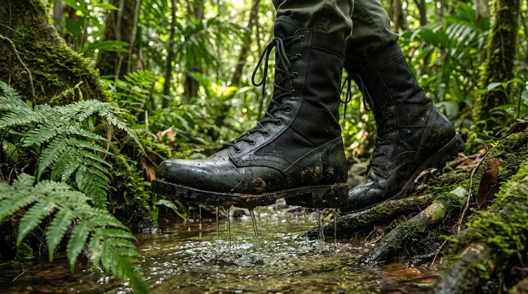 Quelle nouvelle solution de chaussure l'armée a-t-elle développée pour les environnements de jungle ? Découvrez la botte de combat jungle