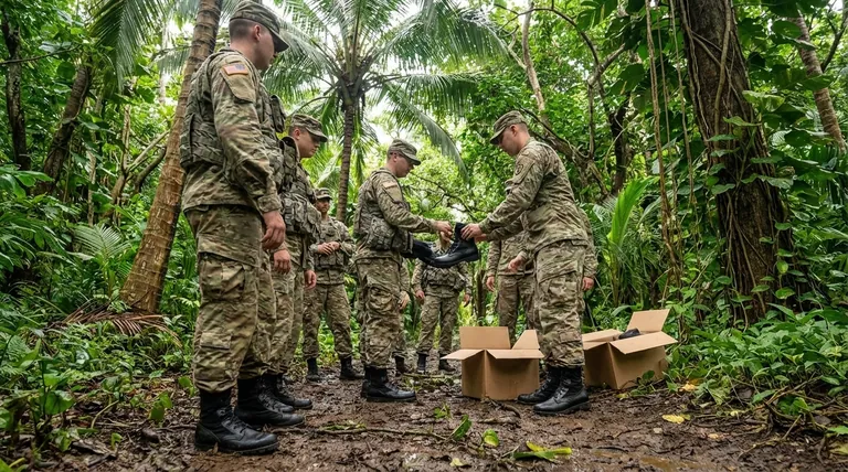 Comment les bottes de jungle seront-elles distribuées aux soldats ? Explication d'un plan de déploiement progressif