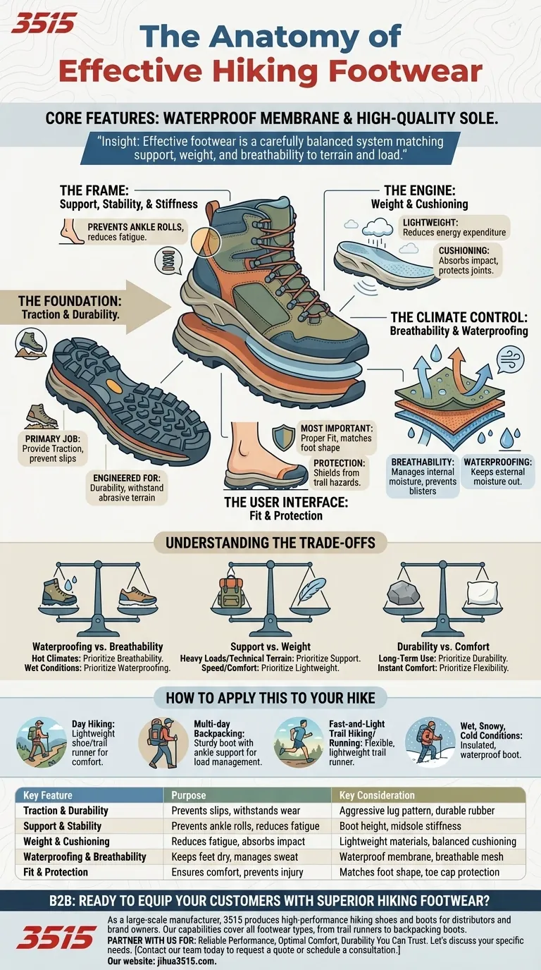 Quelles sont les caractéristiques communes des chaussures de randonnée mentionnées ? Trouvez la coupe parfaite pour votre sentier Guide Visuel