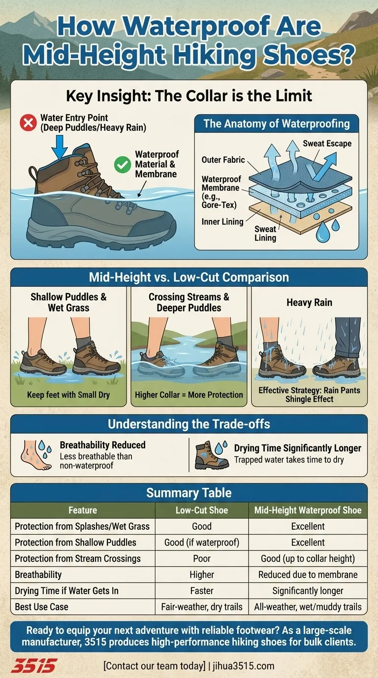 Quelle est l'imperméabilité des chaussures de randonnée mi-hautes ? Comprendre leurs limites et leurs utilisations Guide Visuel