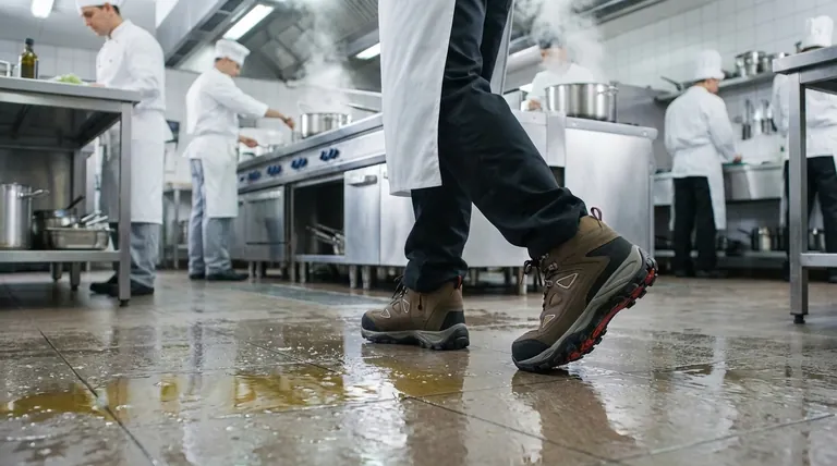 Comment les chaussures antidérapantes se comportent-elles dans les environnements de cuisine ? Essentiel pour la sécurité et l'efficacité