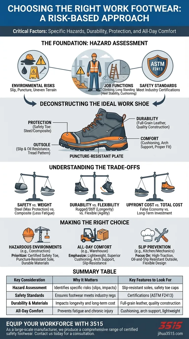 Что следует учитывать работникам при выборе обуви для своей профессии? Руководство по безопасности и комфорту Визуальное руководство