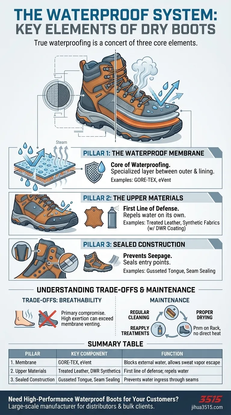 Quels sont les éléments clés pour rendre les bottes imperméables ? Un guide complet du système Guide Visuel