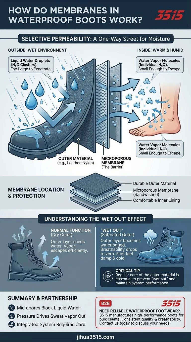 Comment fonctionnent les membranes des bottes imperméables ? La science pour garder les pieds au sec Guide Visuel