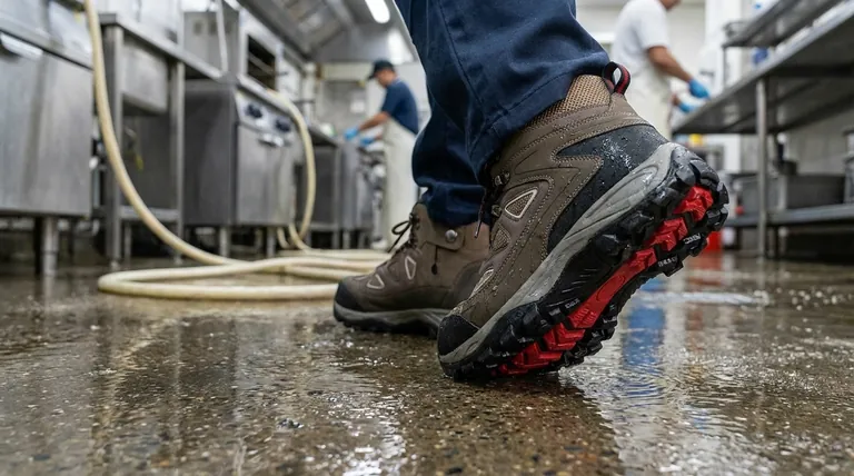 Quel est le but des chaussures antidérapantes et résistantes à l'eau ? Obtenez une double protection pour la sécurité au travail