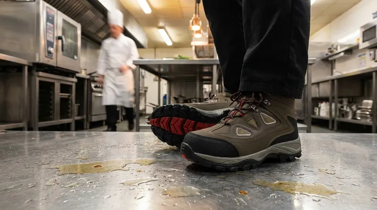 Quali sono le differenze tra scarpe antiscivolo e scarpe normali? Migliora la sicurezza e la stabilità sul posto di lavoro