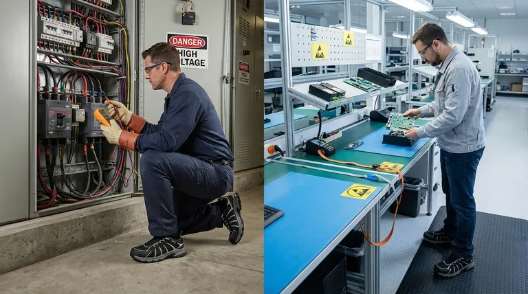 Perché la valutazione dei pericoli elettrici è importante nella scelta delle calzature? Una decisione tra la vita e la morte per la sicurezza dei lavoratori