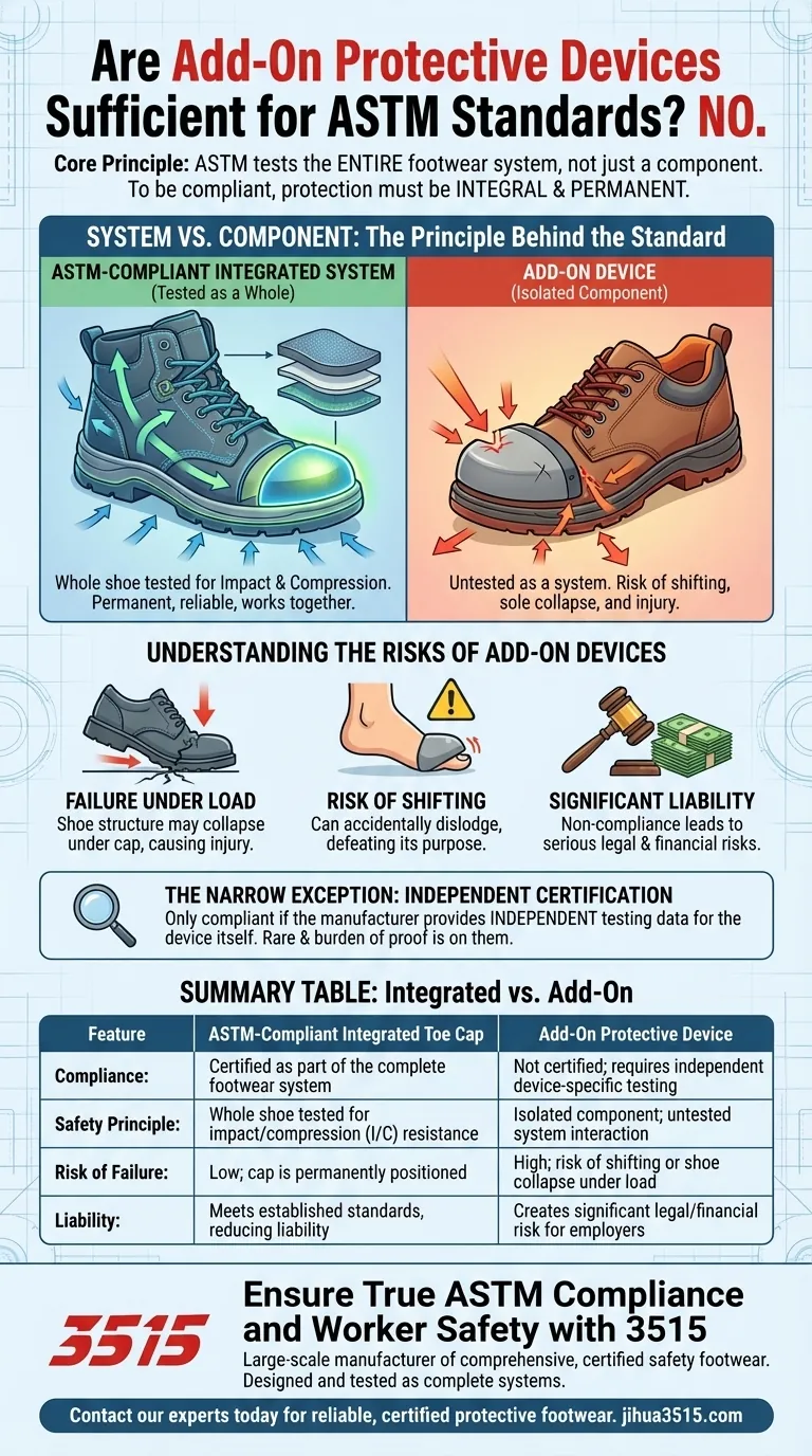 I dispositivi di protezione aggiuntivi sono sufficienti per soddisfare gli standard ASTM? Perché i puntali integrati sono essenziali Guida Visiva