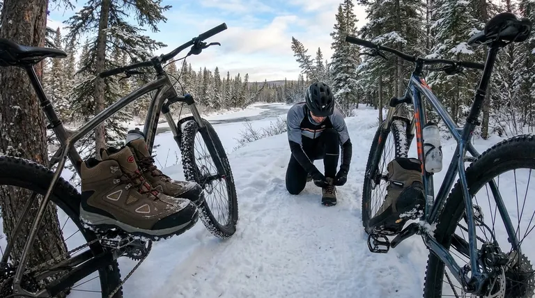 Quel type de chaussures est actuellement utilisé pour le vélo d'hiver ? Choisissez les bonnes bottes pour votre sortie