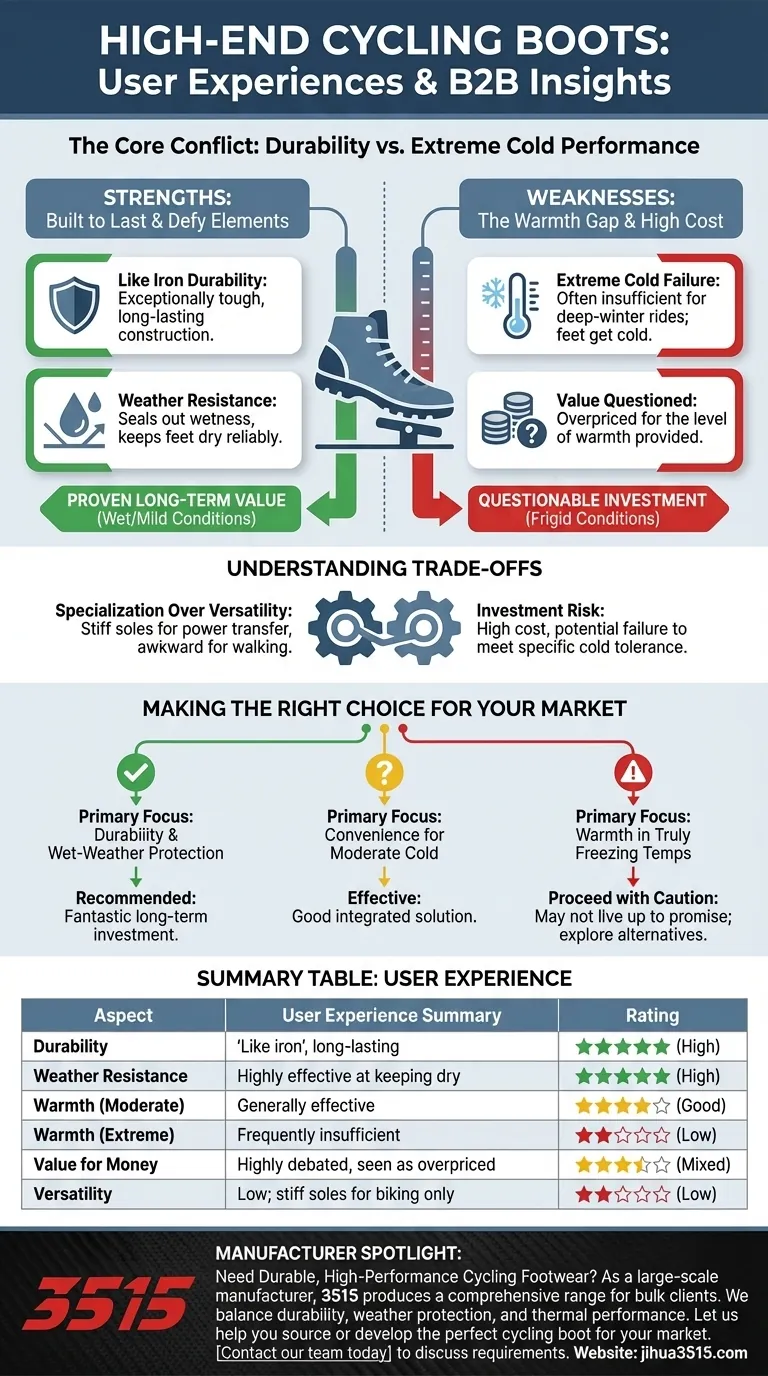 Quelles sont les expériences des utilisateurs avec les bottes haut de gamme spécifiques au vélo ? Une analyse approfondie de la durabilité, de la chaleur et de la valeur. Guide Visuel