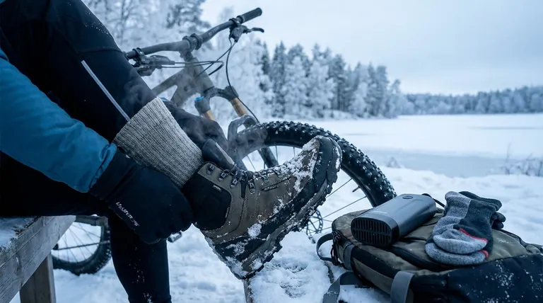 Quels sont les conseils pour maintenir la chaleur dans les bottes de vélo d'hiver ? Un système pour vaincre les pieds froids