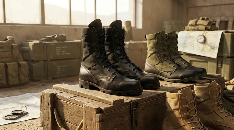 Quels sont les principaux types de bottes militaires disponibles ? Choisissez la bonne botte pour votre mission
