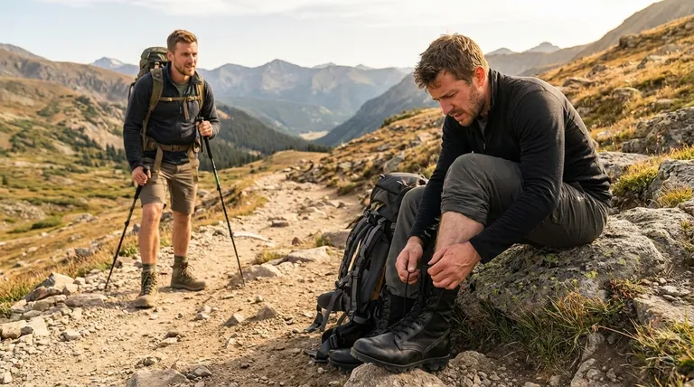 Quels sont les inconvénients de l'utilisation de bottes militaires pour la randonnée ? Lourdes, rigides et inconfortables sur le sentier