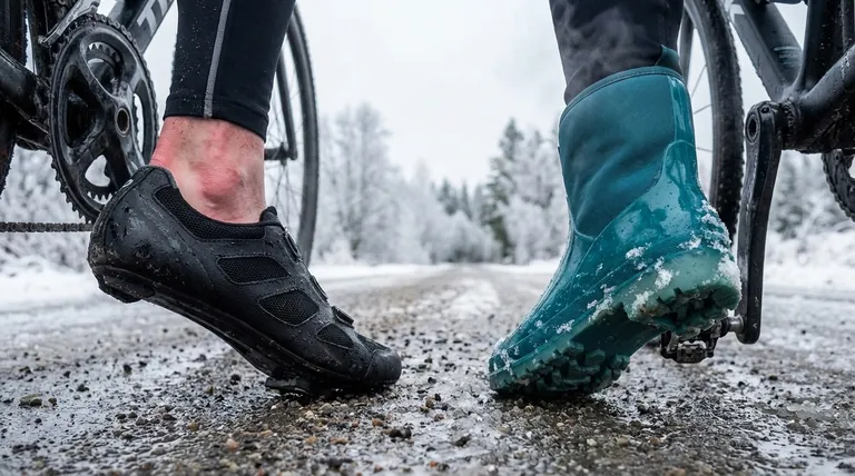 Quelles sont les principales différences entre les chaussures de cyclisme normales et d'hiver ? Votre guide essentiel pour le cyclisme par temps froid