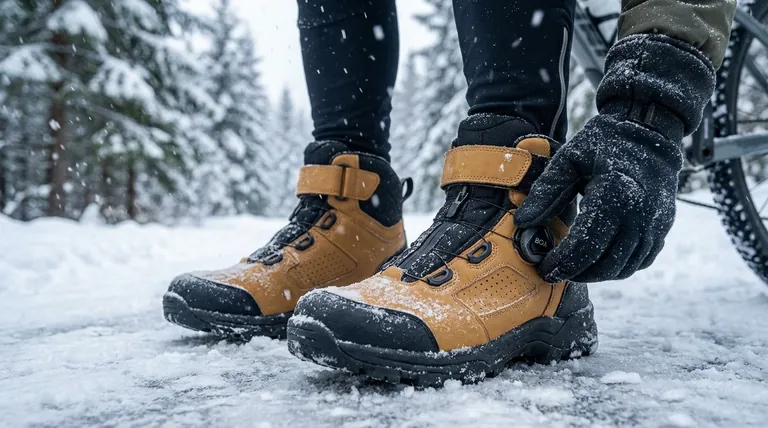 Каковы распространенные системы застежек для зимних велосипедных ботинок? Освойте комфорт езды в холодную погоду