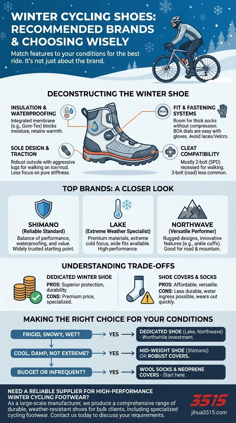 Welche Marken werden für Winterradschuhe empfohlen? Top-Auswahl für kalte und nasse Fahrten Visuelle Anleitung