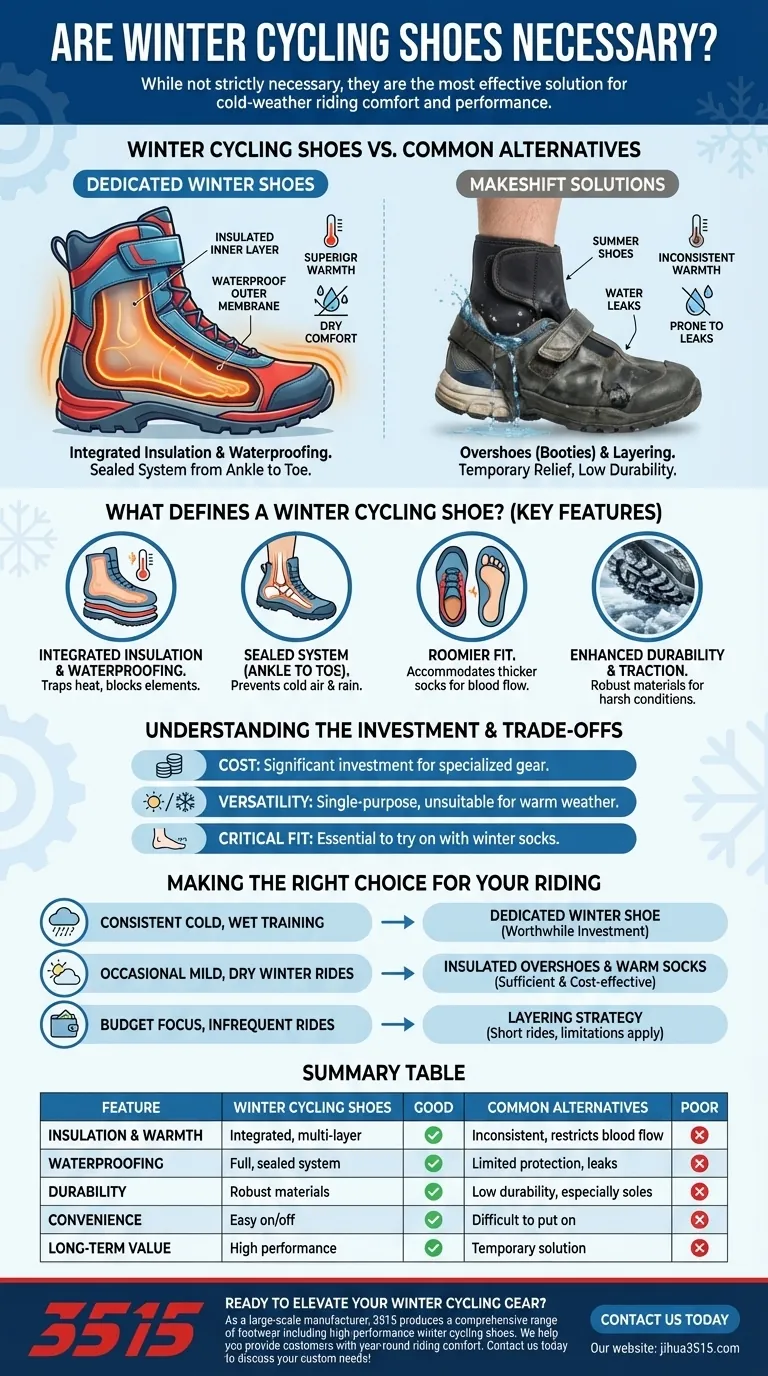 Нужны ли зимние велосипедные ботинки? Преобразите свои поездки в холодную погоду Визуальное руководство