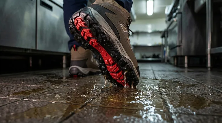 ¿Cuál es la importancia de los patrones de la banda de rodadura en los zapatos antideslizantes? Prevenga resbalones con un diseño de suela experto.