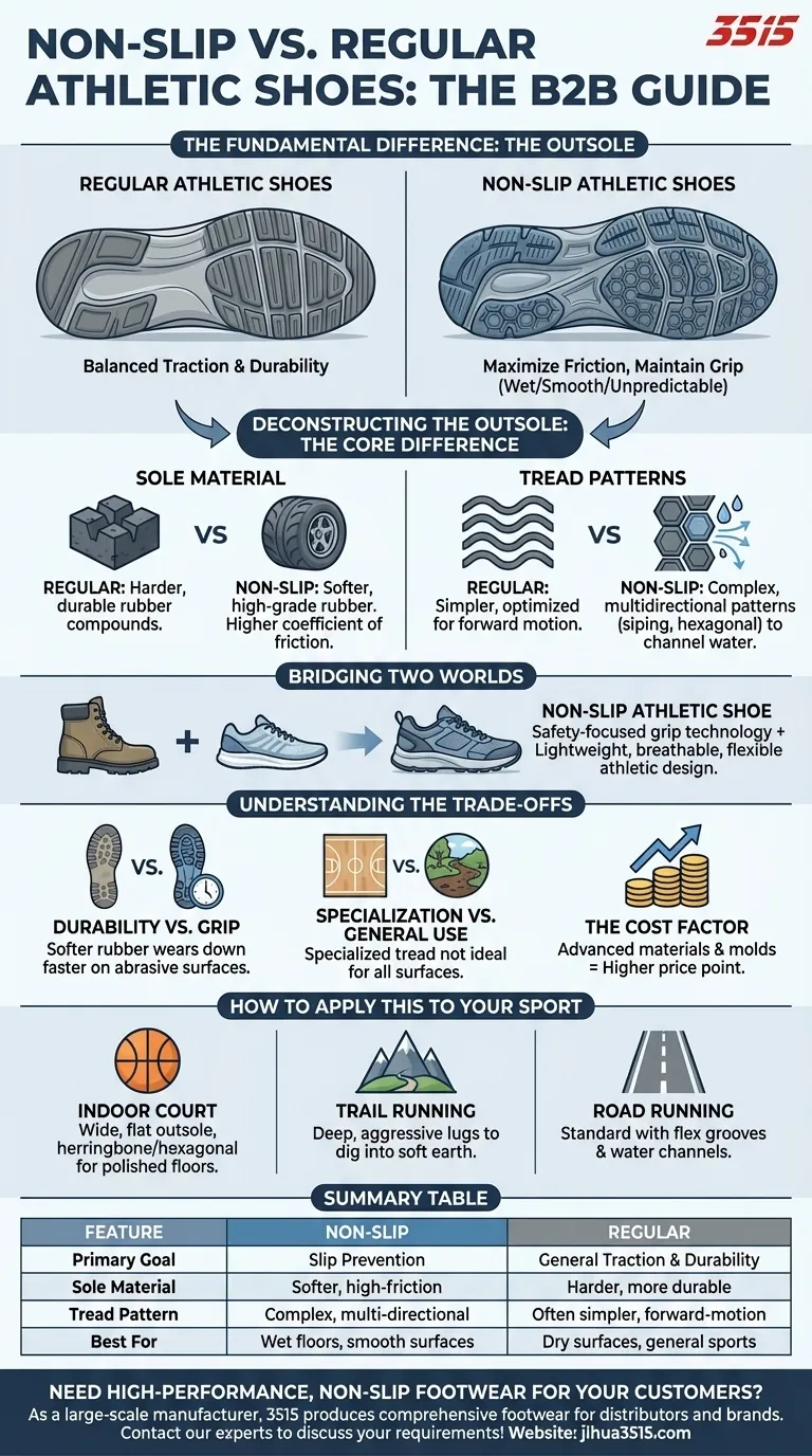 In cosa differiscono le scarpe sportive antiscivolo dalle normali scarpe sportive? Scopri la tecnologia Grip Guida Visiva