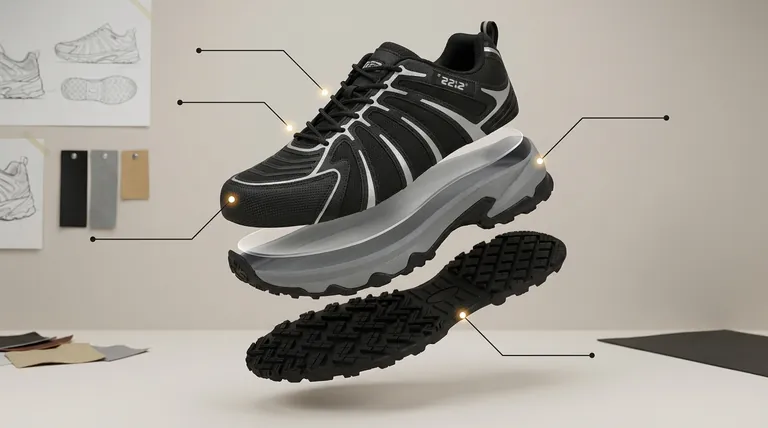 What are the four main parts of a hiking shoe? A Guide to Upper, Midsole, Outsole & More