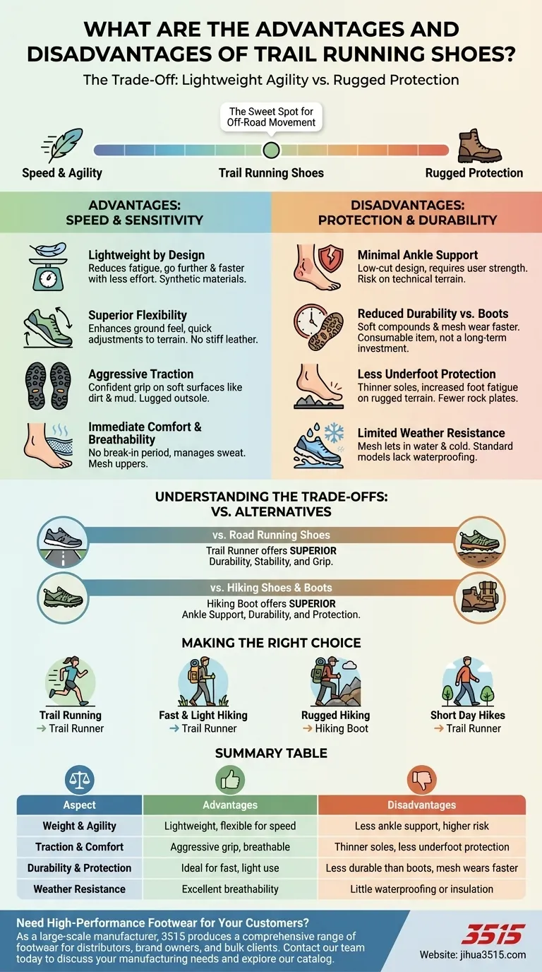 Quels sont les avantages et les inconvénients des chaussures de trail ? Trouvez votre ajustement parfait sur les sentiers. Guide Visuel
