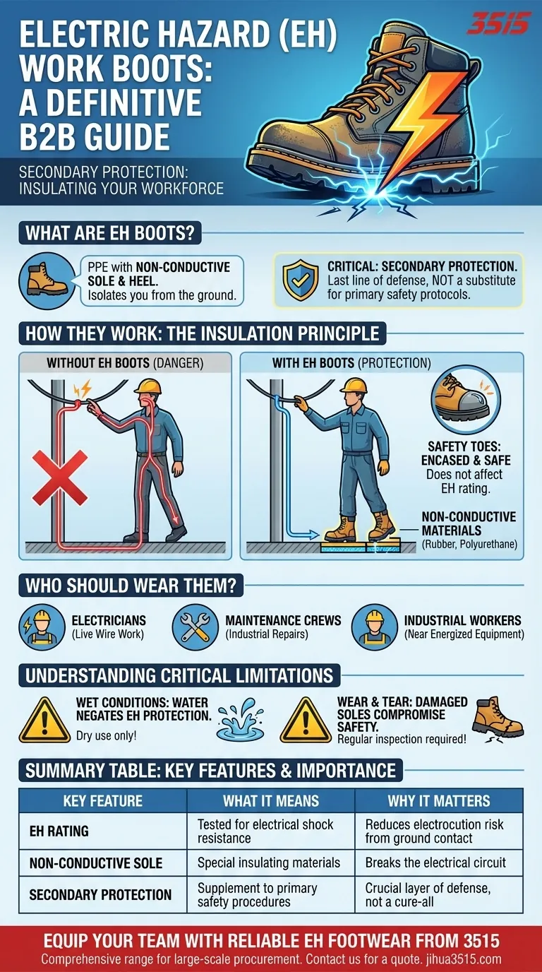Qu'est-ce qu'une chaussure de sécurité anti-électrocution et qui devrait en porter ? Sécurité essentielle pour les électriciens Guide Visuel