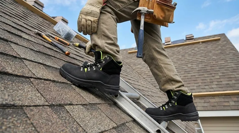 Какие характеристики должны быть у рабочих ботинок кровельщиков? Важная безопасность и комфорт для работы