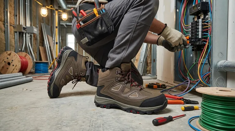 Quelles caractéristiques les électriciens doivent-ils rechercher dans leurs chaussures de travail ? Maximisez la sécurité avec des chaussures certifiées EH