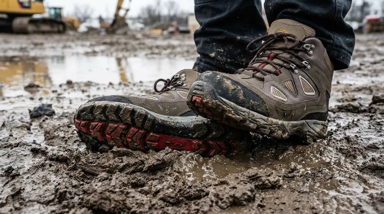 Quelles caractéristiques les travailleurs dans des conditions boueuses doivent-ils rechercher dans leurs bottes de travail ? | Le guide ultime
