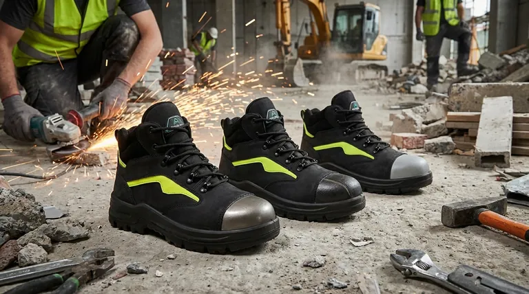 What are the common safety toe types available in work shoes? Steel, Composite & Alloy Explained