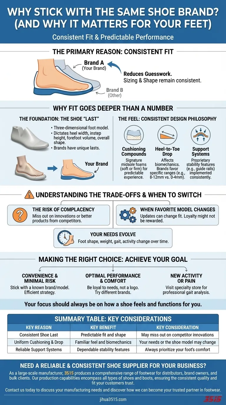 ¿Por qué se recomienda seguir con la misma marca de zapatos? Desbloquea un ajuste y rendimiento consistentes Guía Visual