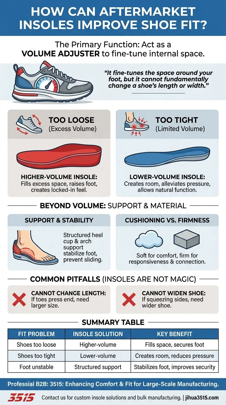 Comment les semelles intérieures de seconde monte peuvent-elles améliorer l'ajustement des chaussures ? Le guide ultime pour ajuster le volume des chaussures Guide Visuel