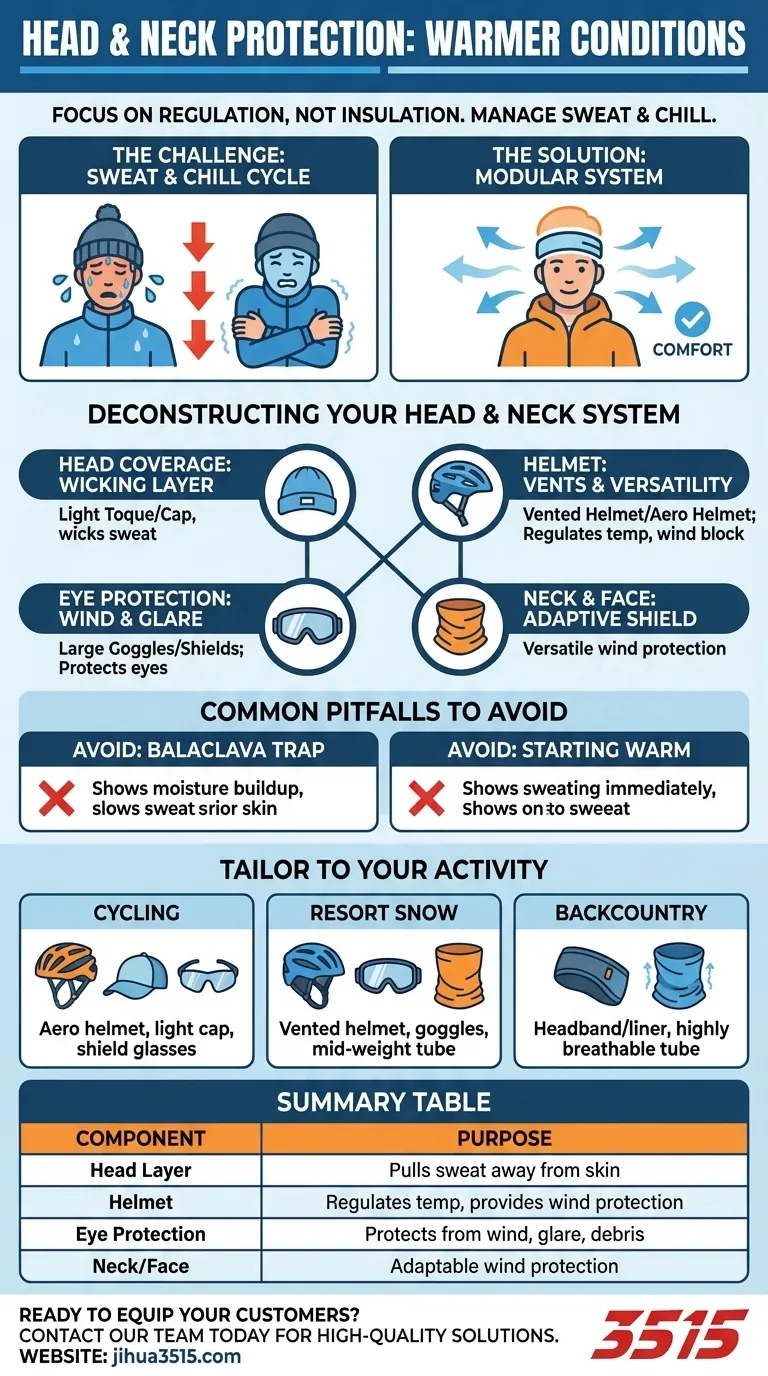 Quelles sont les recommandations pour la protection de la tête et du cou par temps plus chaud ? Restez au frais et protégé Guide Visuel