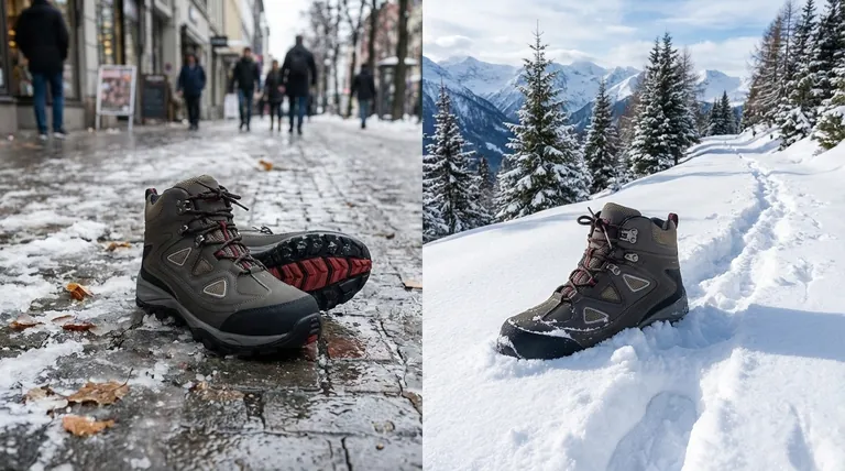Comment les besoins en matière de chaussures diffèrent-ils entre la marche en ville et les activités hivernales en extérieur ? Choisissez la bonne botte d'hiver