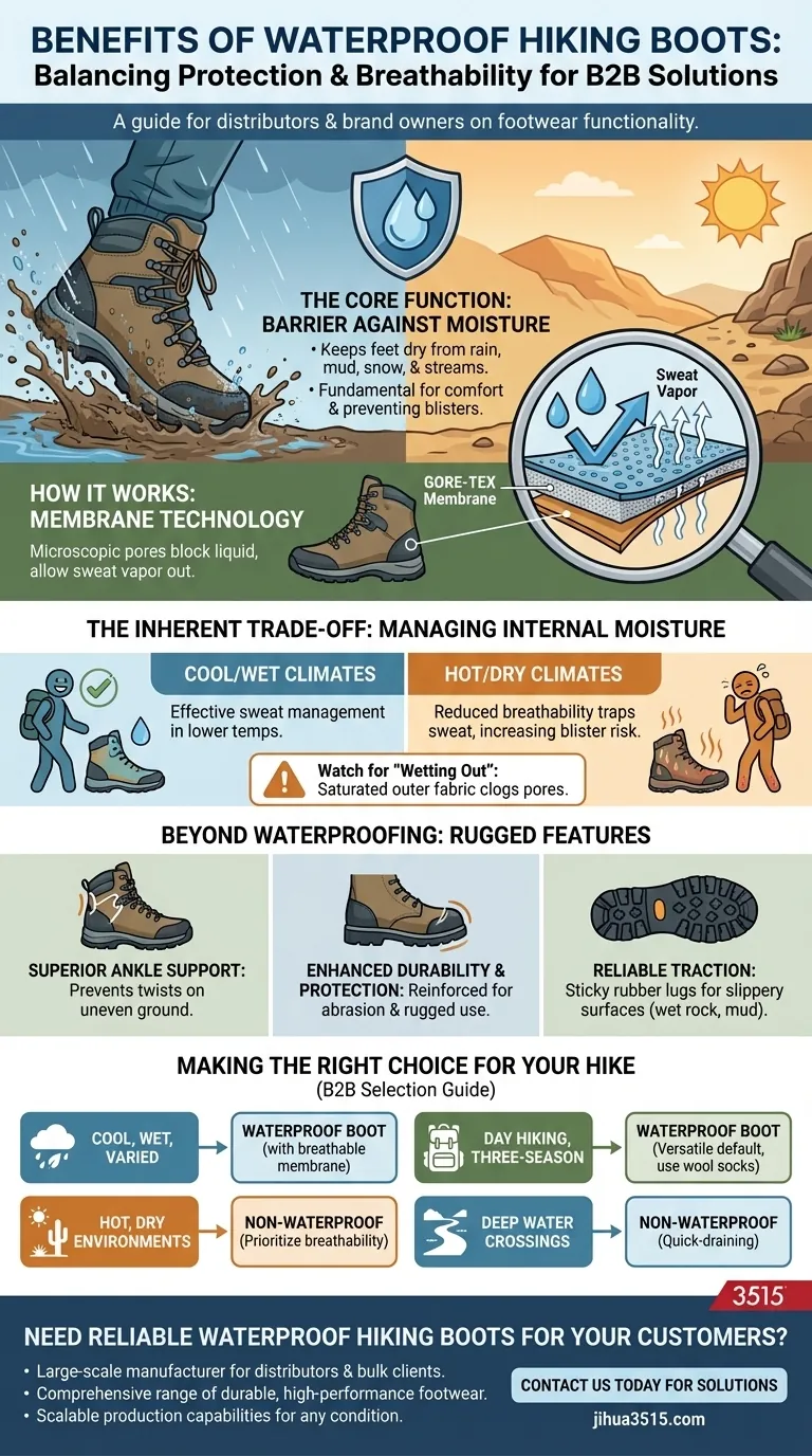 Quels sont les avantages des chaussures de randonnée imperméables ? Restez au sec et à l'aise sur tous les sentiers Guide Visuel