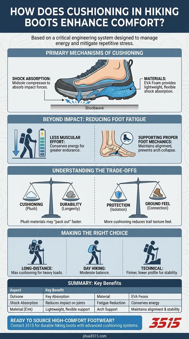 Comment l'amorti des chaussures de randonnée améliore-t-il le confort ? Augmentez l'endurance et réduisez la fatigue sur le sentier Guide Visuel